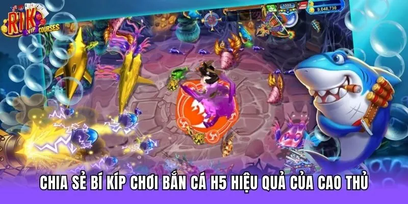 Chia sẻ bí kíp chơi bắn cá H5 hiệu quả của cao thủ