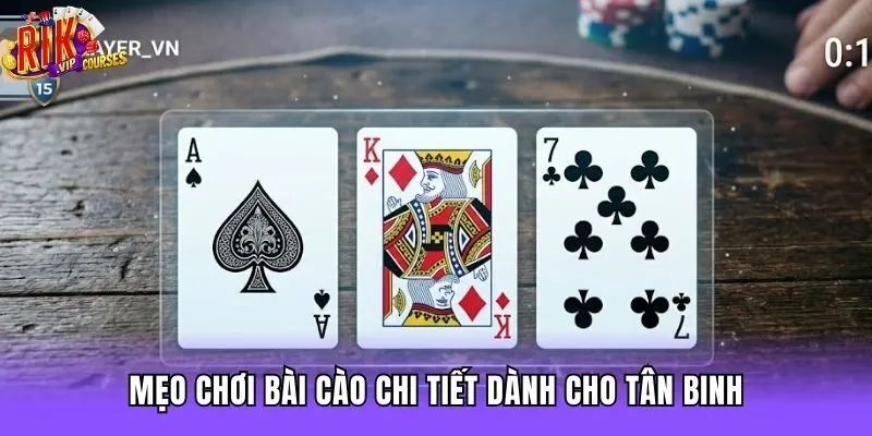 Mẹo chơi bài cào chi tiết dành cho tân binh
